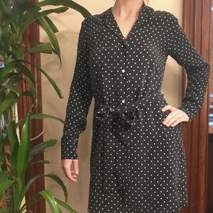 Polka Dot Shirtdress